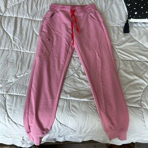 Figs pink jogger pants